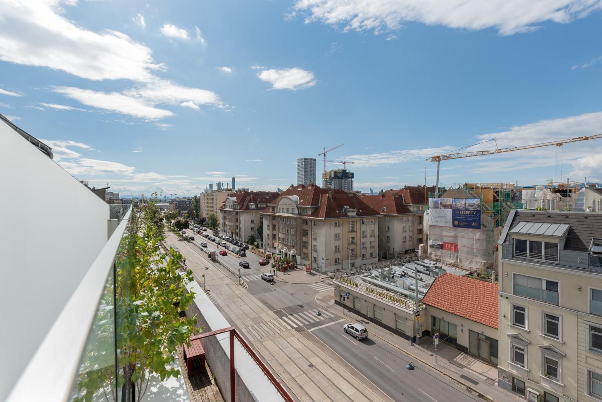 Apartment Mit Traumhafter Dachterrasse & Weitblick Вена Экстерьер фото